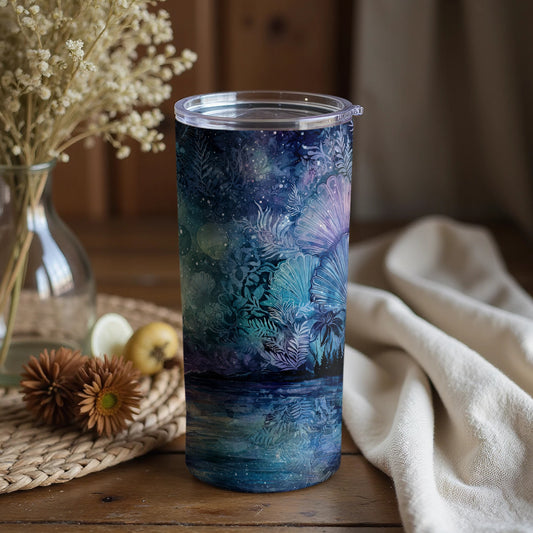 Moonlit Dreamscape Ocean Adventure Tumbler