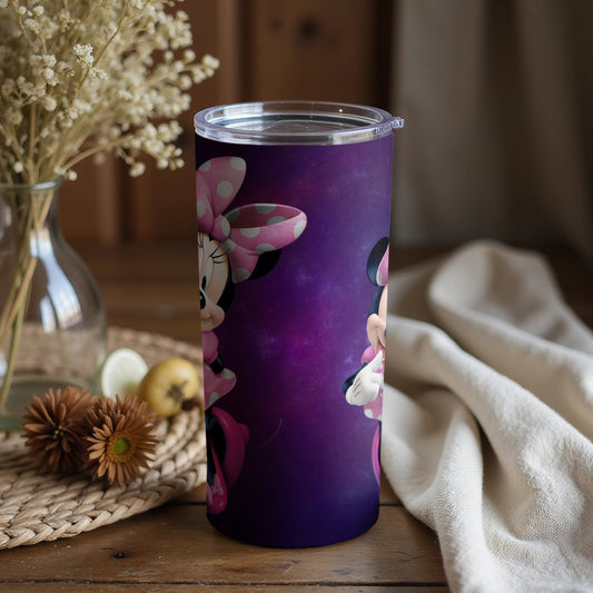 Disney Minnie Mouse Purple Tumbler Flask for Kids