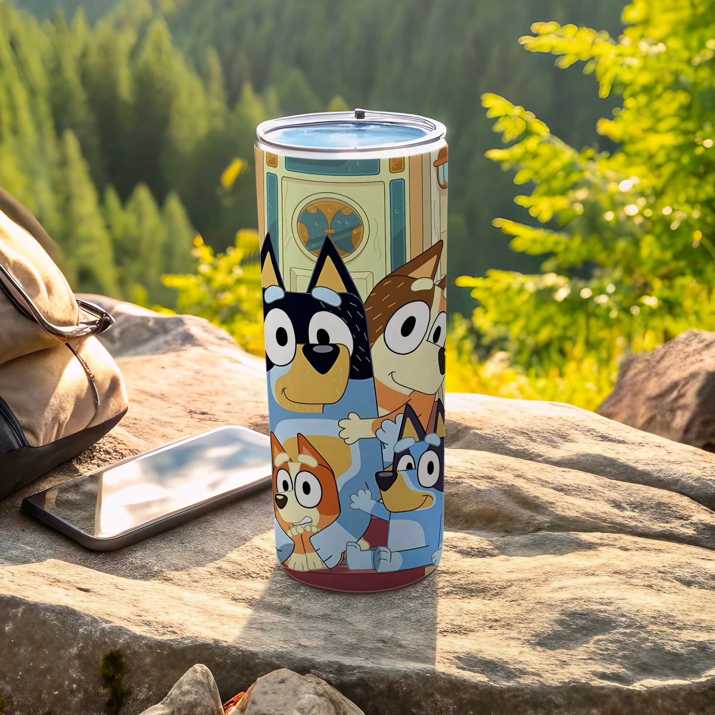 Cartoon Animal Character Adventure Insulated Tumbler