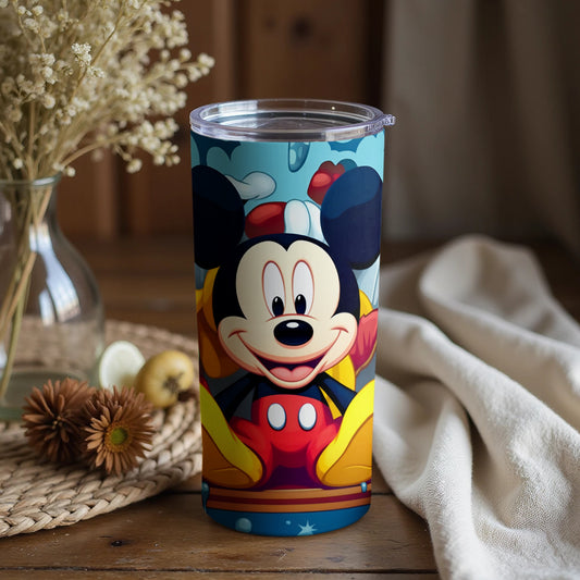 Vibrant Disney Mickey Mouse Design Tumbler