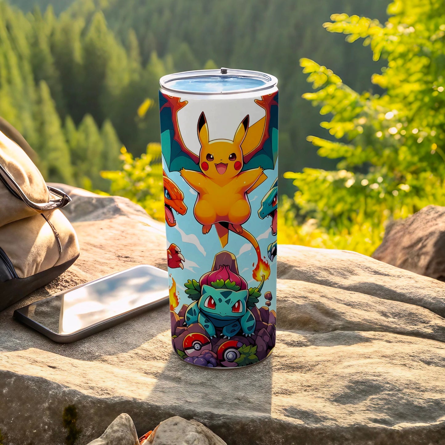 Colorful Anime Characters Travel Tumbler Cup