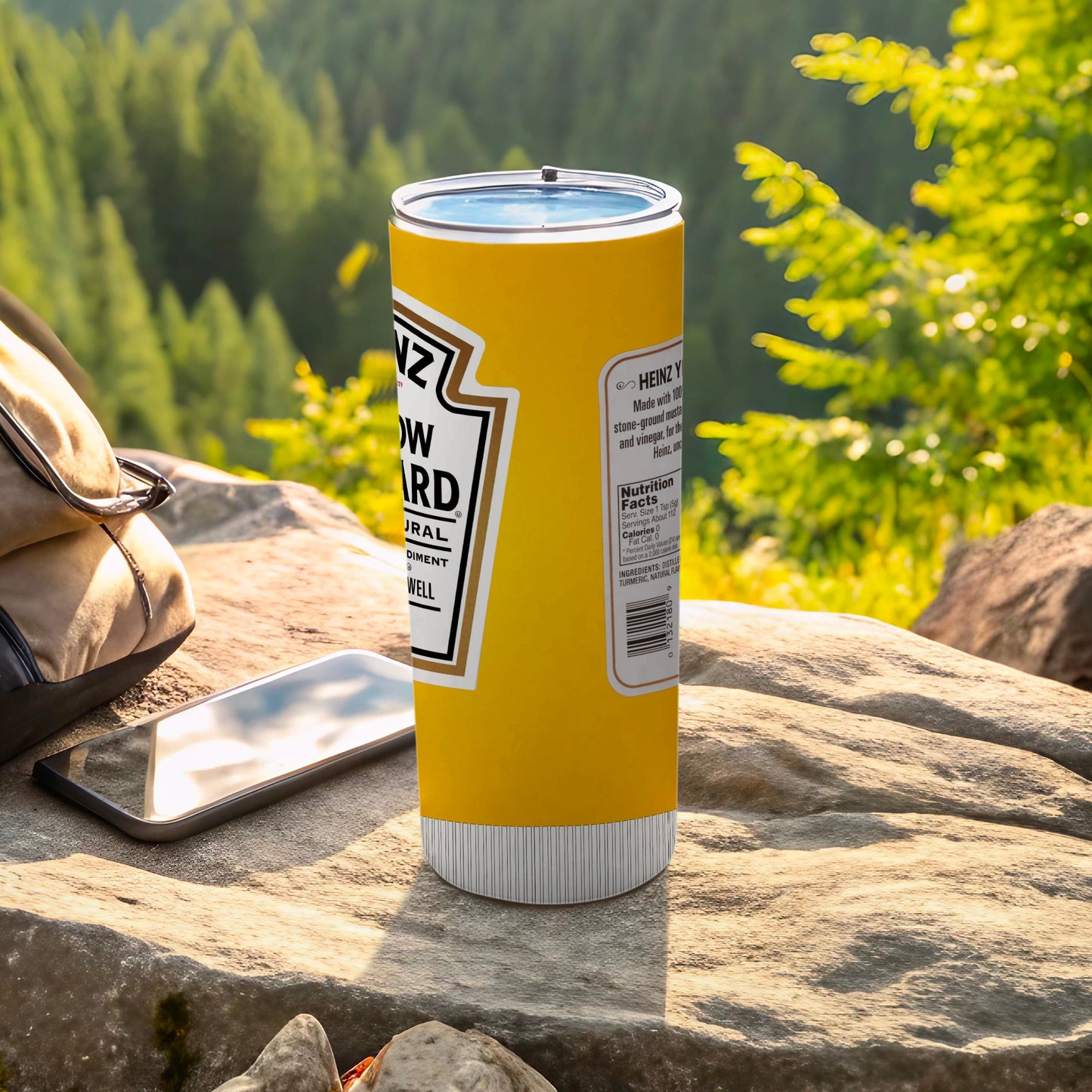 HEINZ YELLOW MUSTARD LABEL INSPIRED DRINKWARE product type