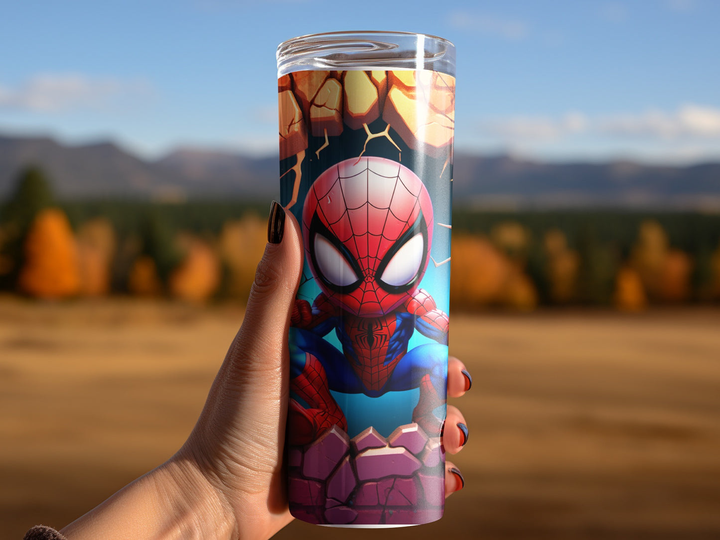 Amazing Spider-Man Design Tall Insulated Beverage Container