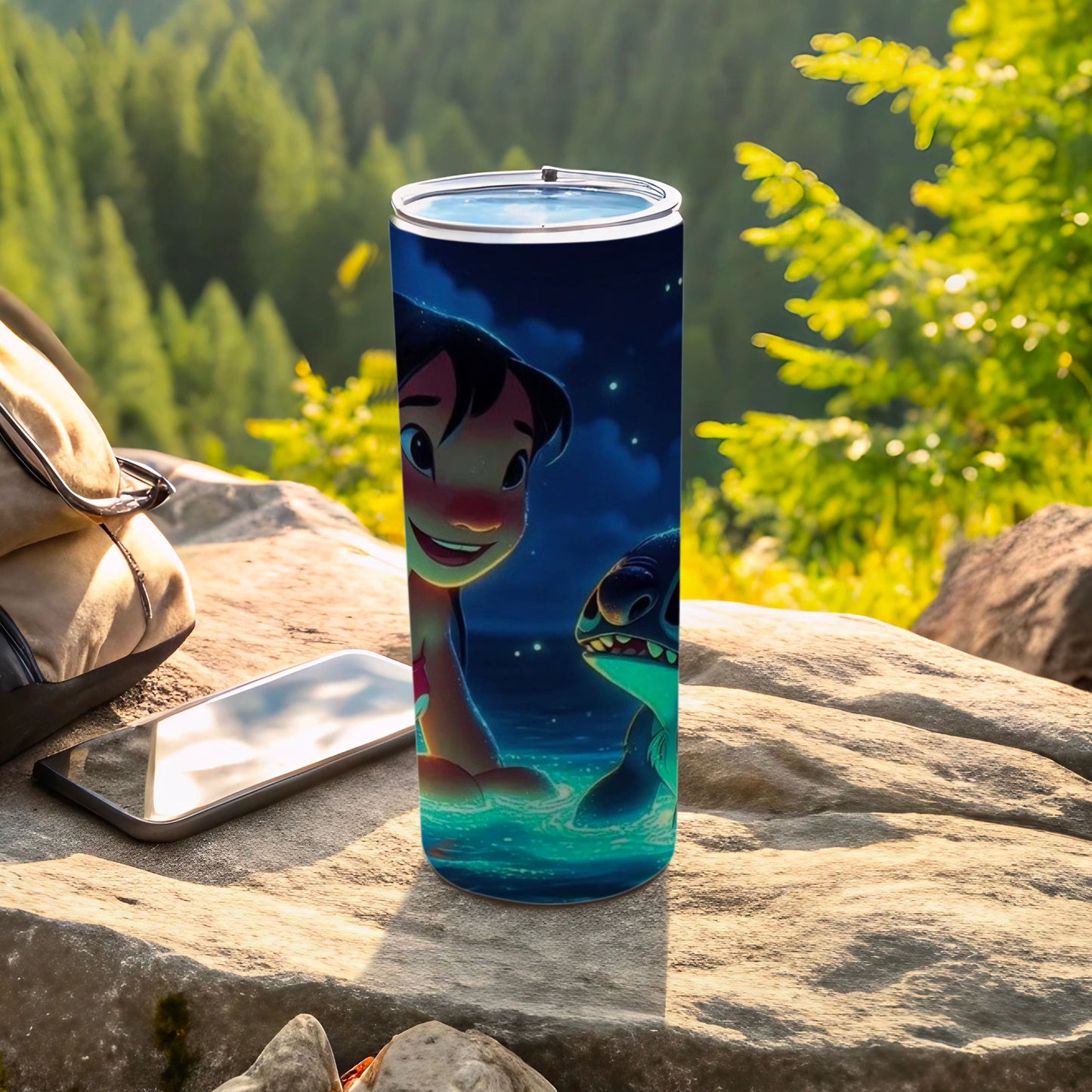 Cute Night Scene Stainless Steel Insulated Tumbler