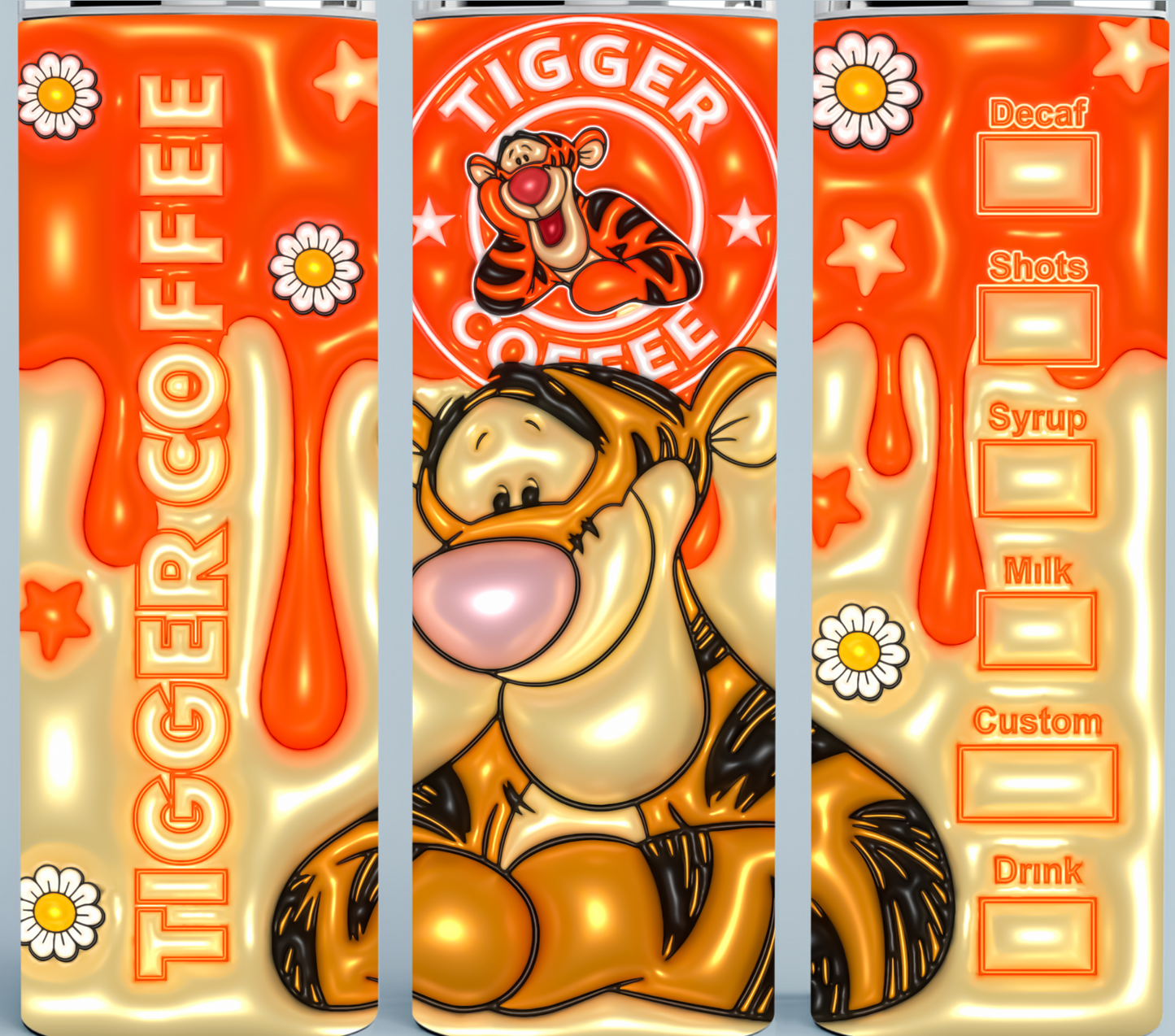 3D Tigger Starbucks Coffee tumbler