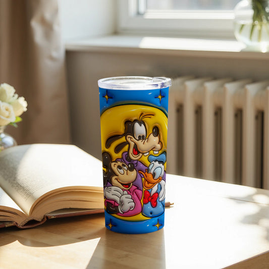 Colorful Cartoon Characters Tumbler for Kids
