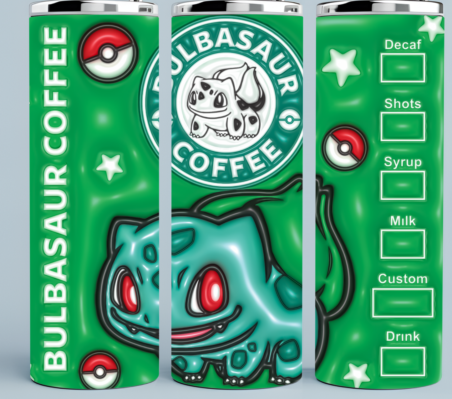 Bulbasaur Pokemon Coffee tumbler