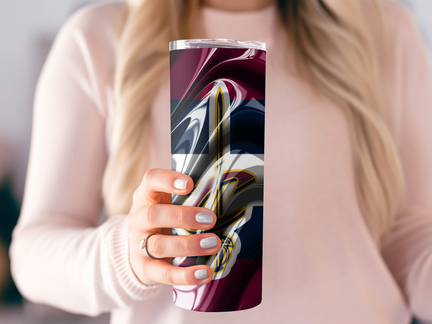 Cavaliers Logo Modern Twist Design Unique Tumblers