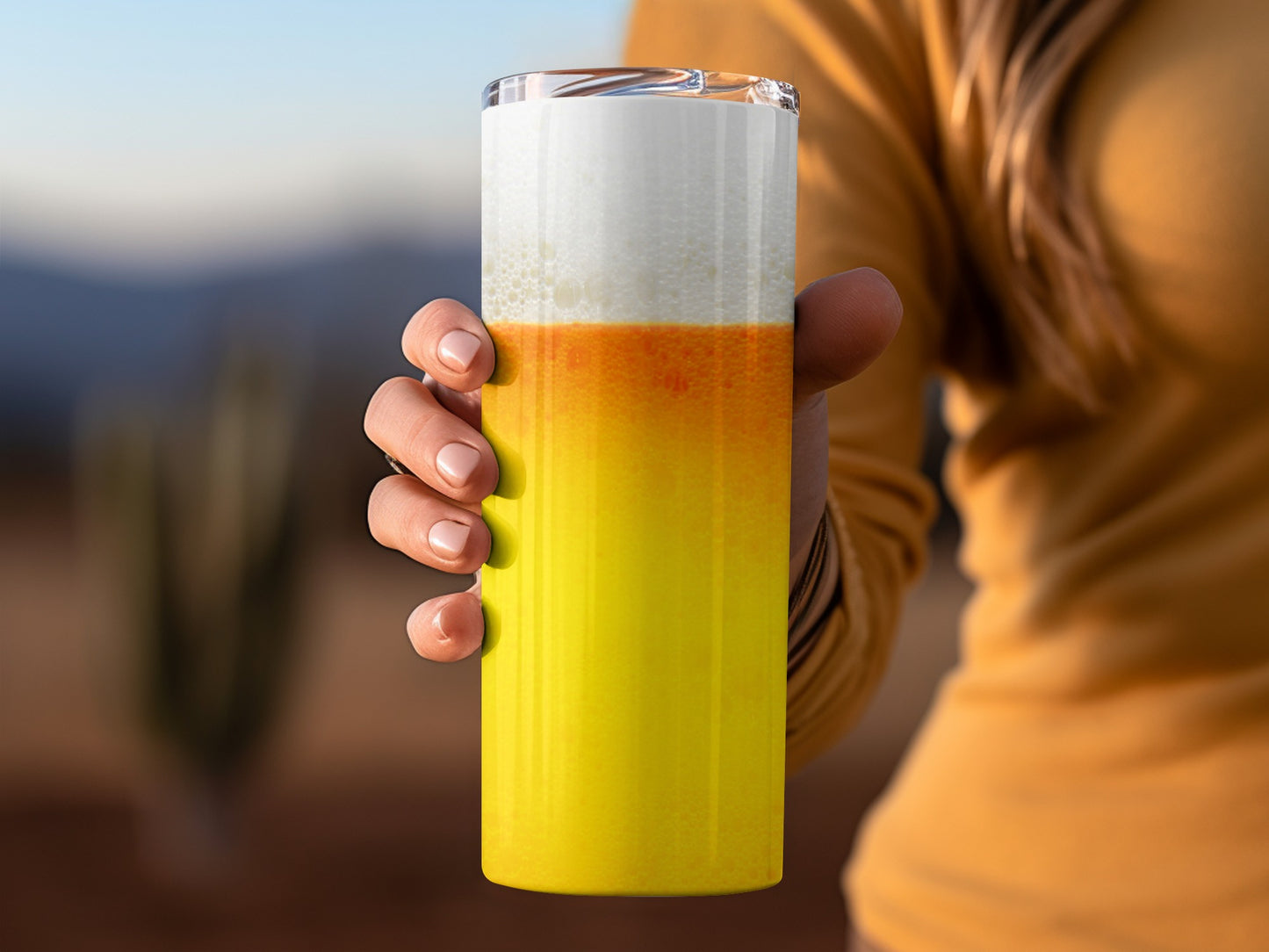Beer with Foam Alcohol Beverage Fresh Drink Tumblers