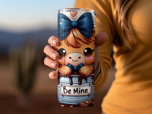 Cute Be Mine Animal Print Insulated Tumbler