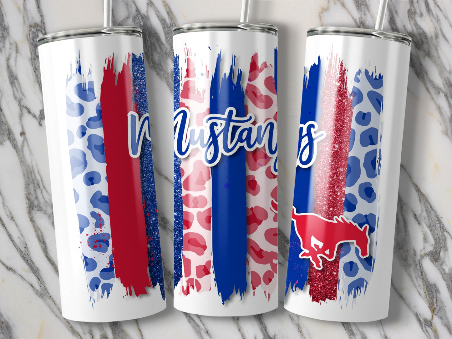 Mustangs Tumblers Design