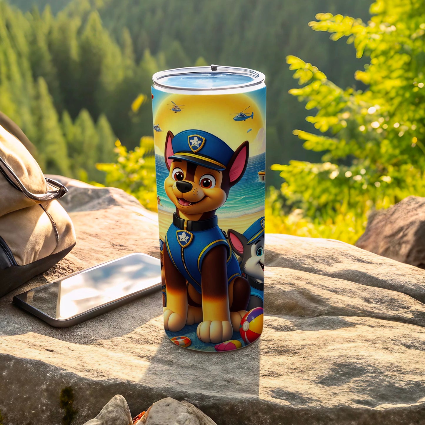 Paw Patrol Beach Adventure Scene Insulated Tumbler