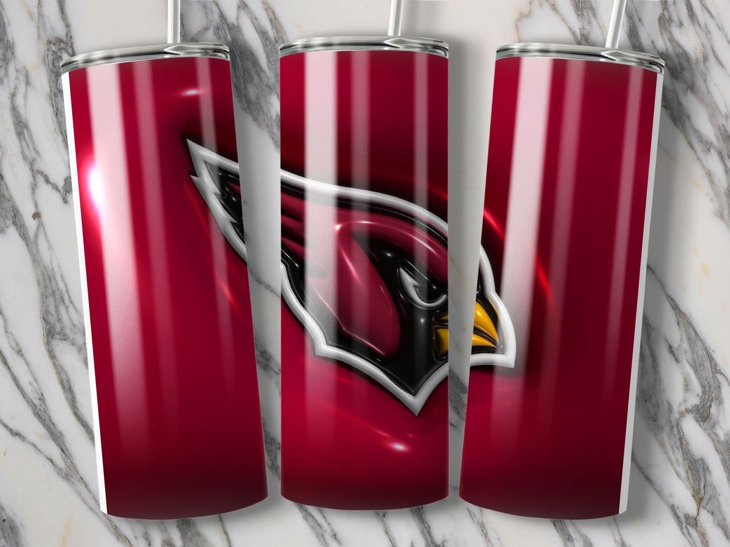 Arizona Cardinals NFL Team Logo Design Unique Tumblers