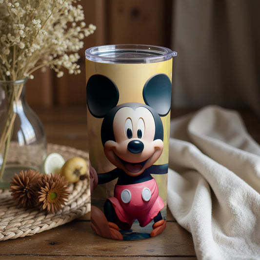 Mickey Mouse Cartoon Insulated Tumbler for Cold Drinks