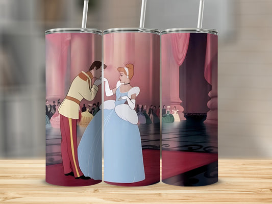Cinderella and Prince Charming Tumbler Cup Product