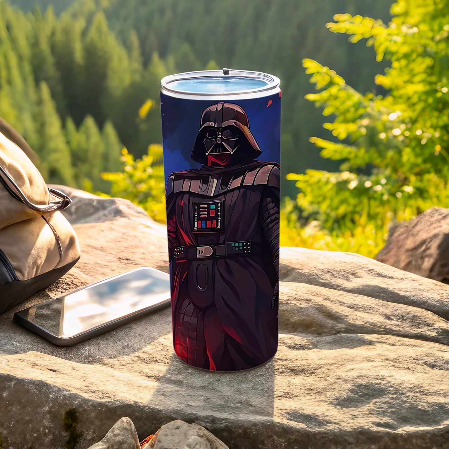 Darth Vader Illustrated Art Design Tumbler product type