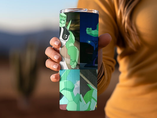 Ben 10 Alien Diamondhead Character Images Style Tumblers