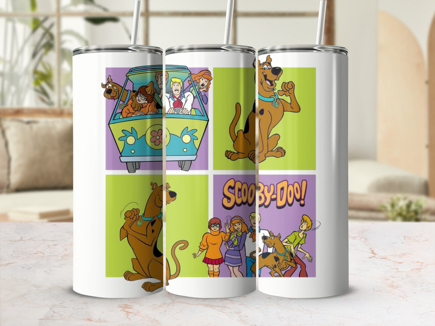Scooby Doo Characters Travel Tumbler Cup Drinkware