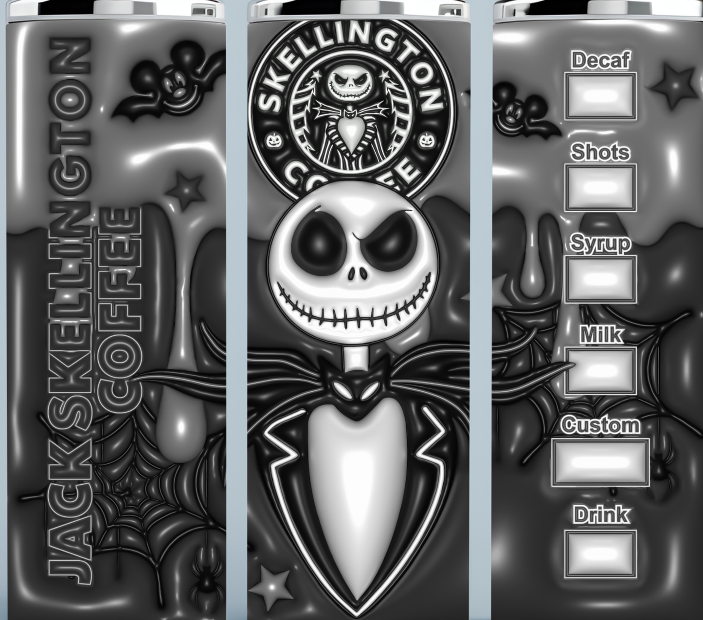 Jack Skellington Starbucks Coffee tumbler