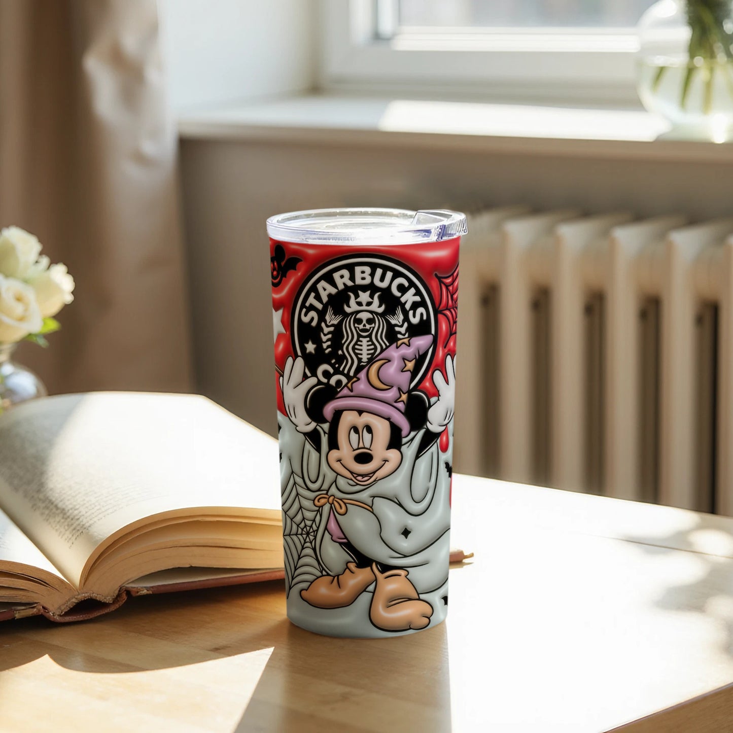 Starbucks Mickey Mouse Halloween Themed Tumbler