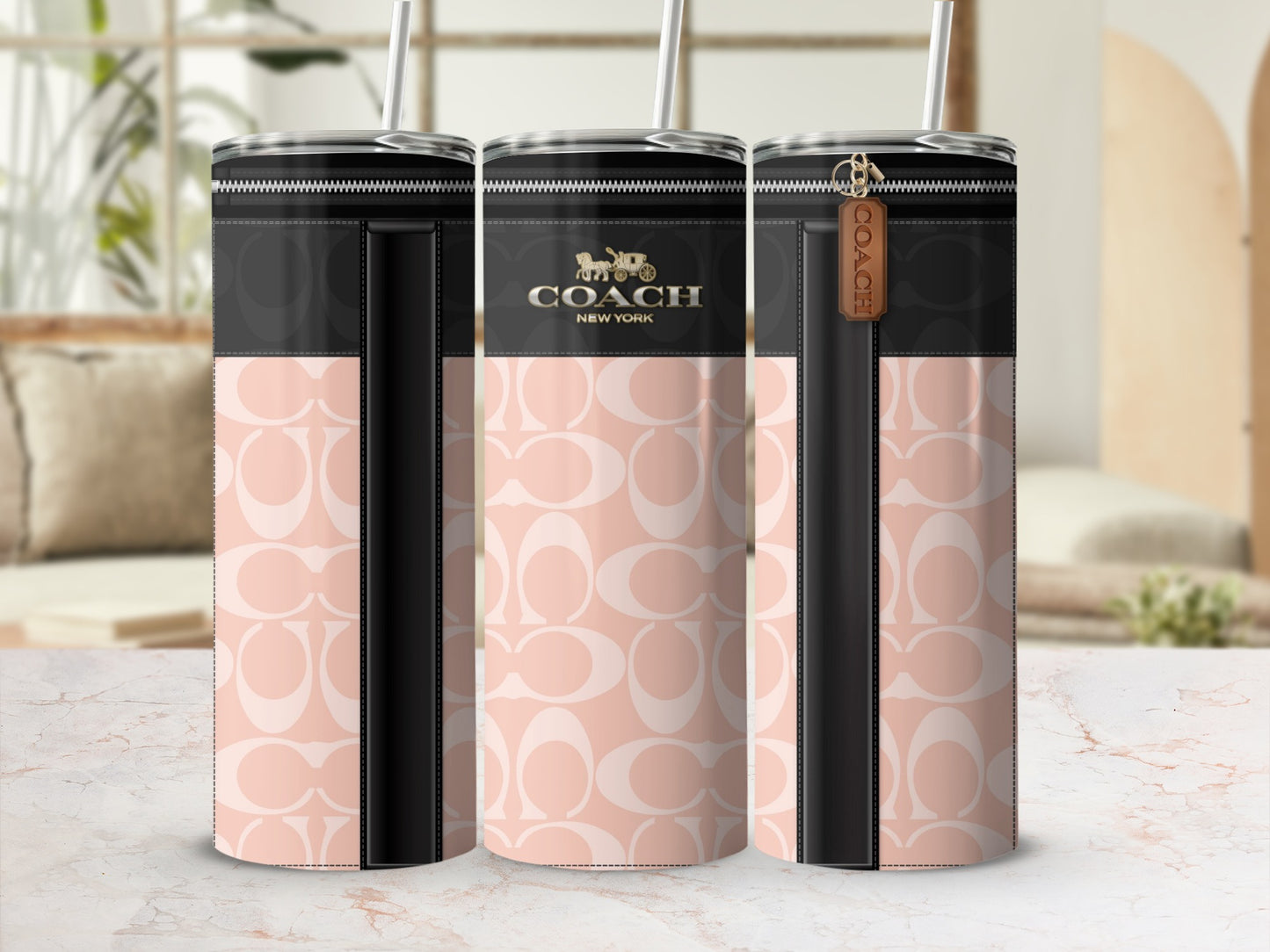 Stylish COACH New York Insulated Tumbler for Hot and Cold