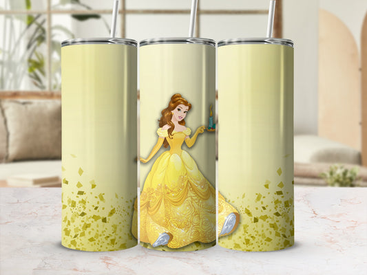 Belle Character Design Stainless Steel Tumbler Product