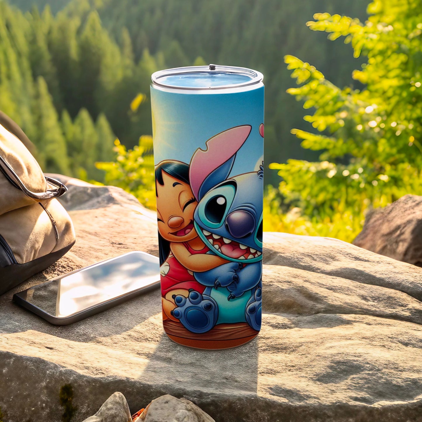 Adorable Lilo and Stitch Travel Tumbler for Fans