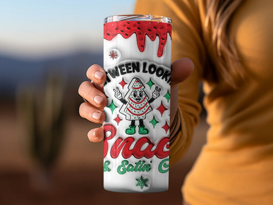 Halloween Lookin Snack Festive Drink Tumbler