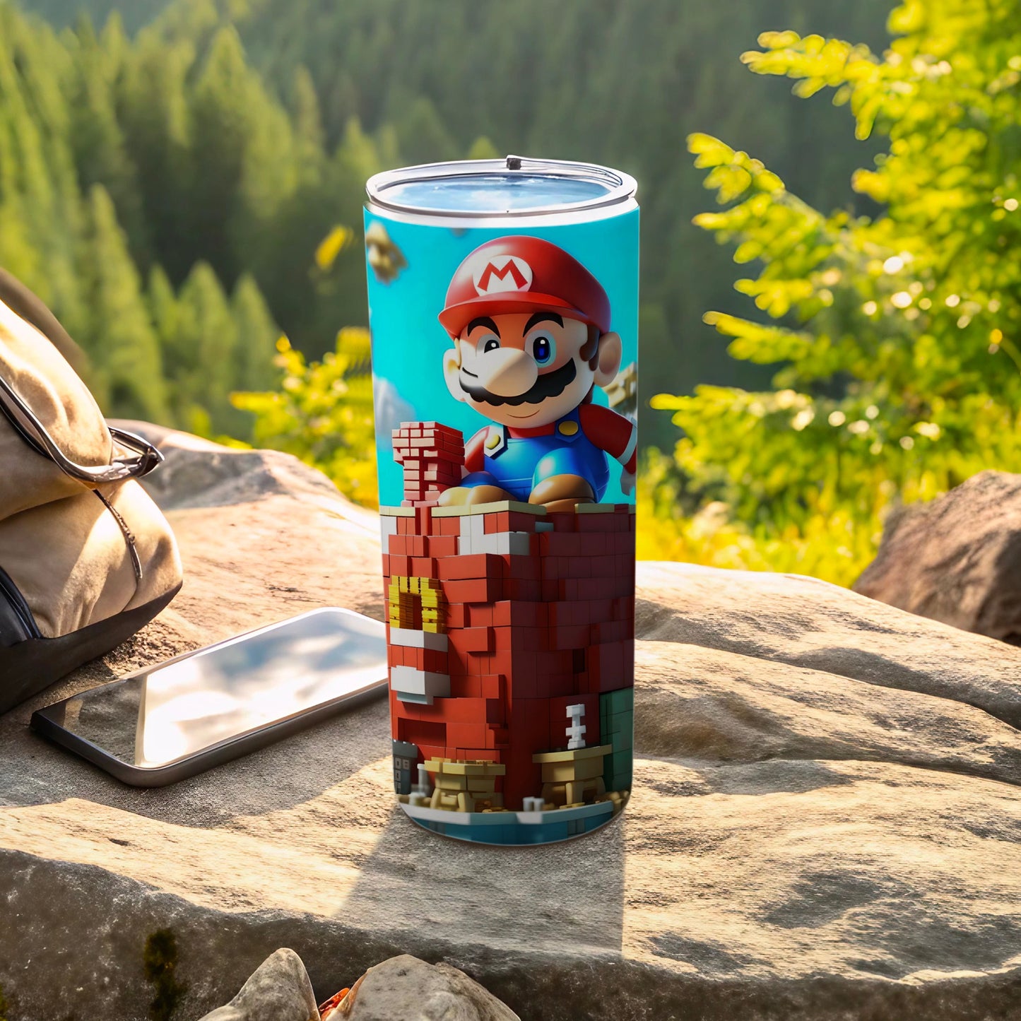 Colorful Mario Adventure Insulated Tumbler