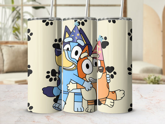 Cute Cartoon Characters with Paws Tumbler Product