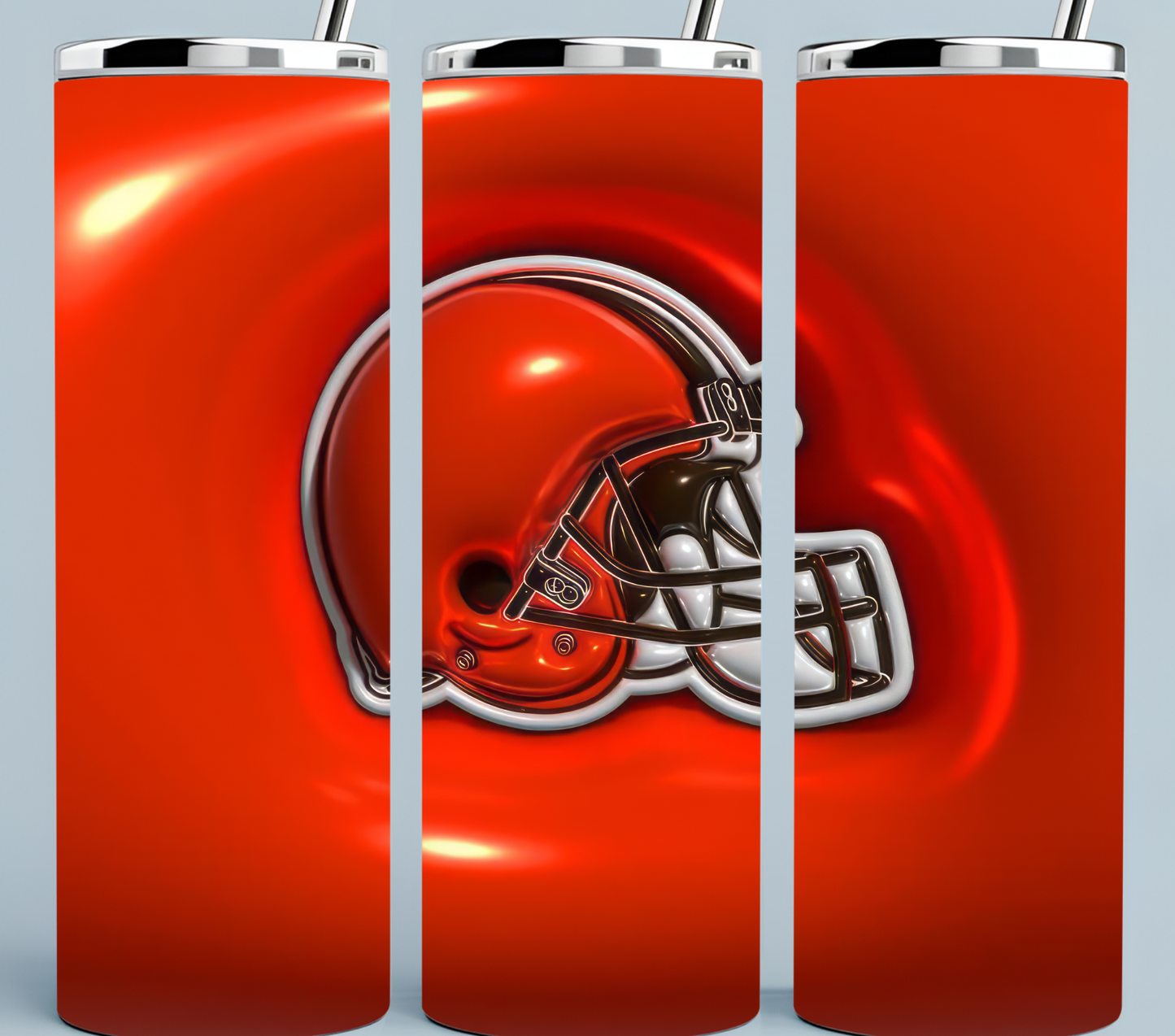 Cleveland Browns football tumbler
