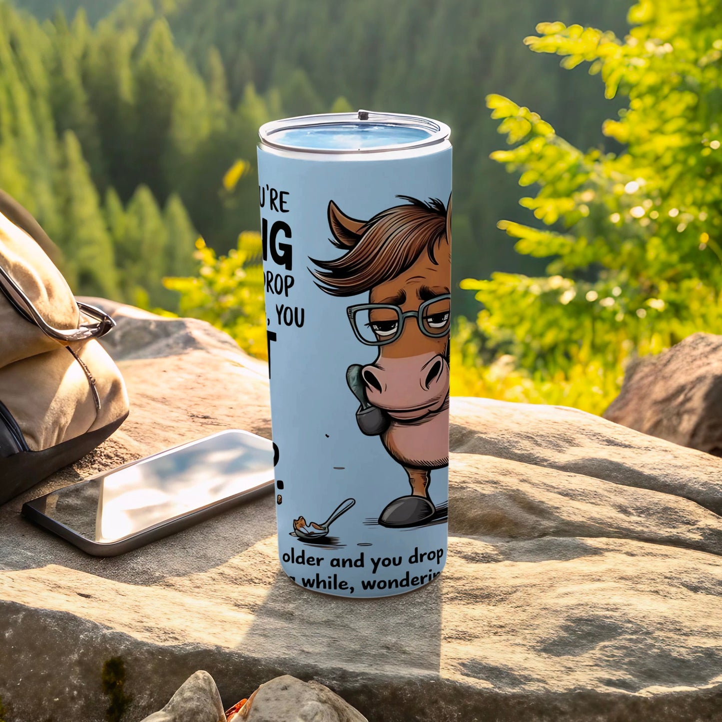 Funny Quote Cartoon Animal Stainless Steel Tumbler