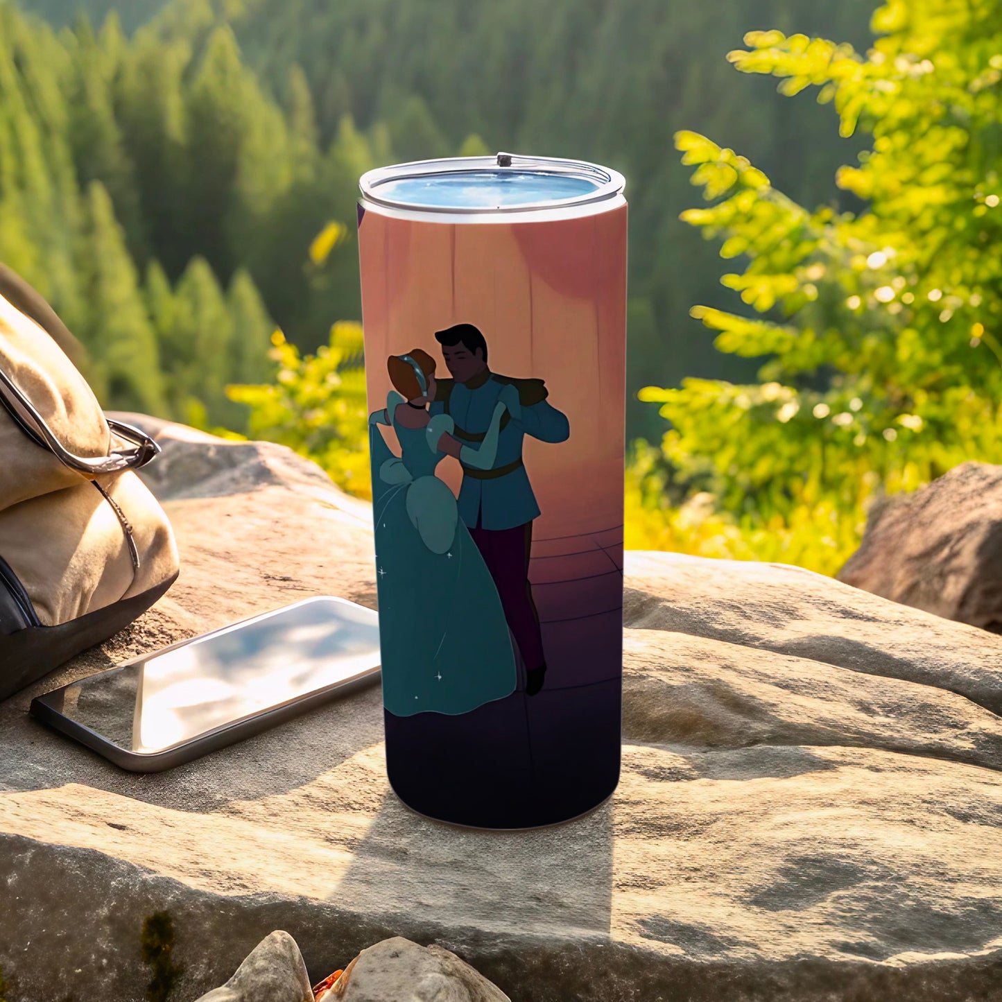 Enchanting Fairy Tale Dance Tumbler with Lid