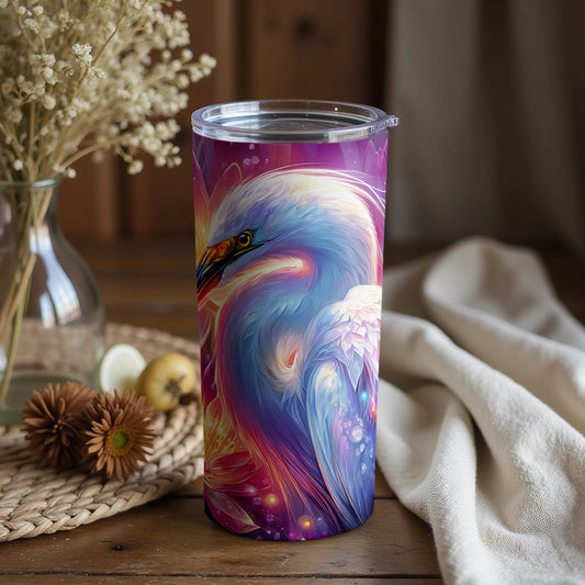 Colorful Bird Artistic Design Insulated Tumbler