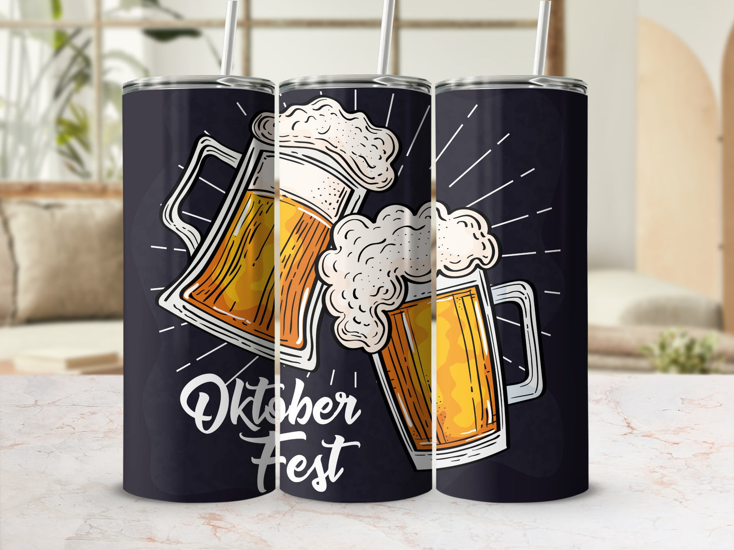 Oktoberfest Beer Mugs Graphic Tumbler商品