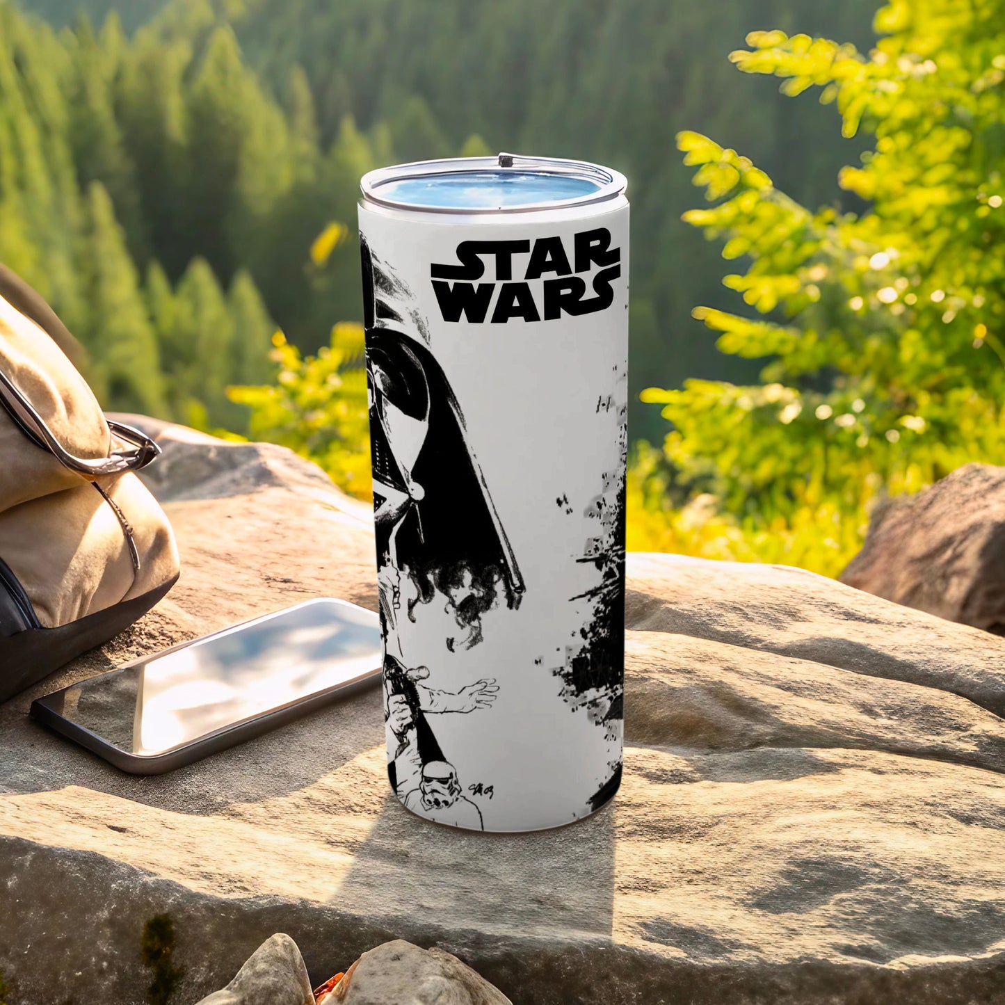 Star Wars Darth Vader Stormtrooper Abstract Tumbler product type