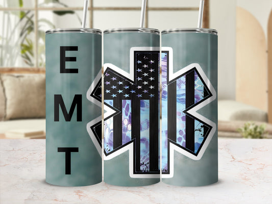 EMT Star of Life Insulated Stainless Steel Tumbler