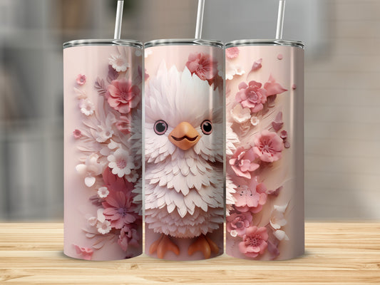 Whimsical Bird Pink Blossom Decorative Tumbler product type
Tumbler, Pink Tumbler, Bird Design, Floral Pattern, Cute Chick, Baby Bird Art, Blush Flowers, Paper Cut Style, Flower Artwork, Decorative Drinkware, Beverage Container, Whimsical Bird, Sweet Animal, Unique Gift, Spring Decor, Pastel Pink, Custom Tumbler, Trendy Drinkware, Nature Inspired, Artistic Print