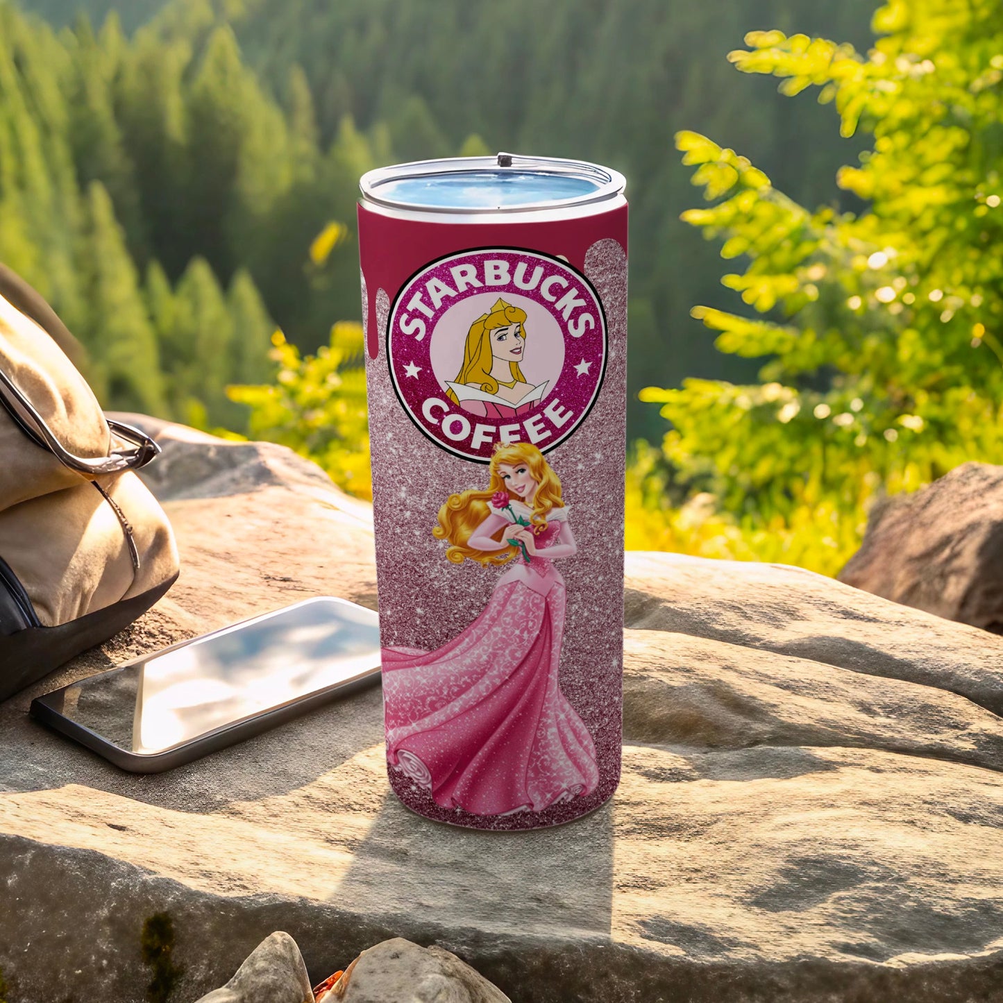 Starbucks Coffee Princess Tumbler featuring Sleeping Beauty