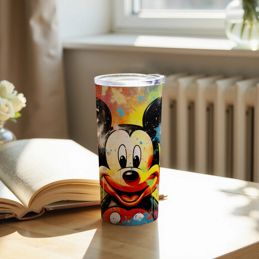 Colorful Mickey Mouse Artwork Insulated Tumbler