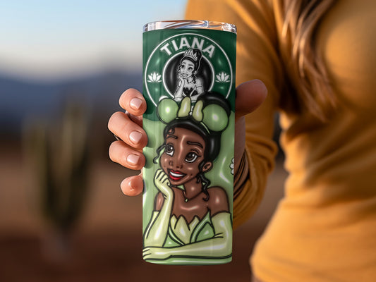 Tiana Inspired Starbucks Princess Tumbler Cup