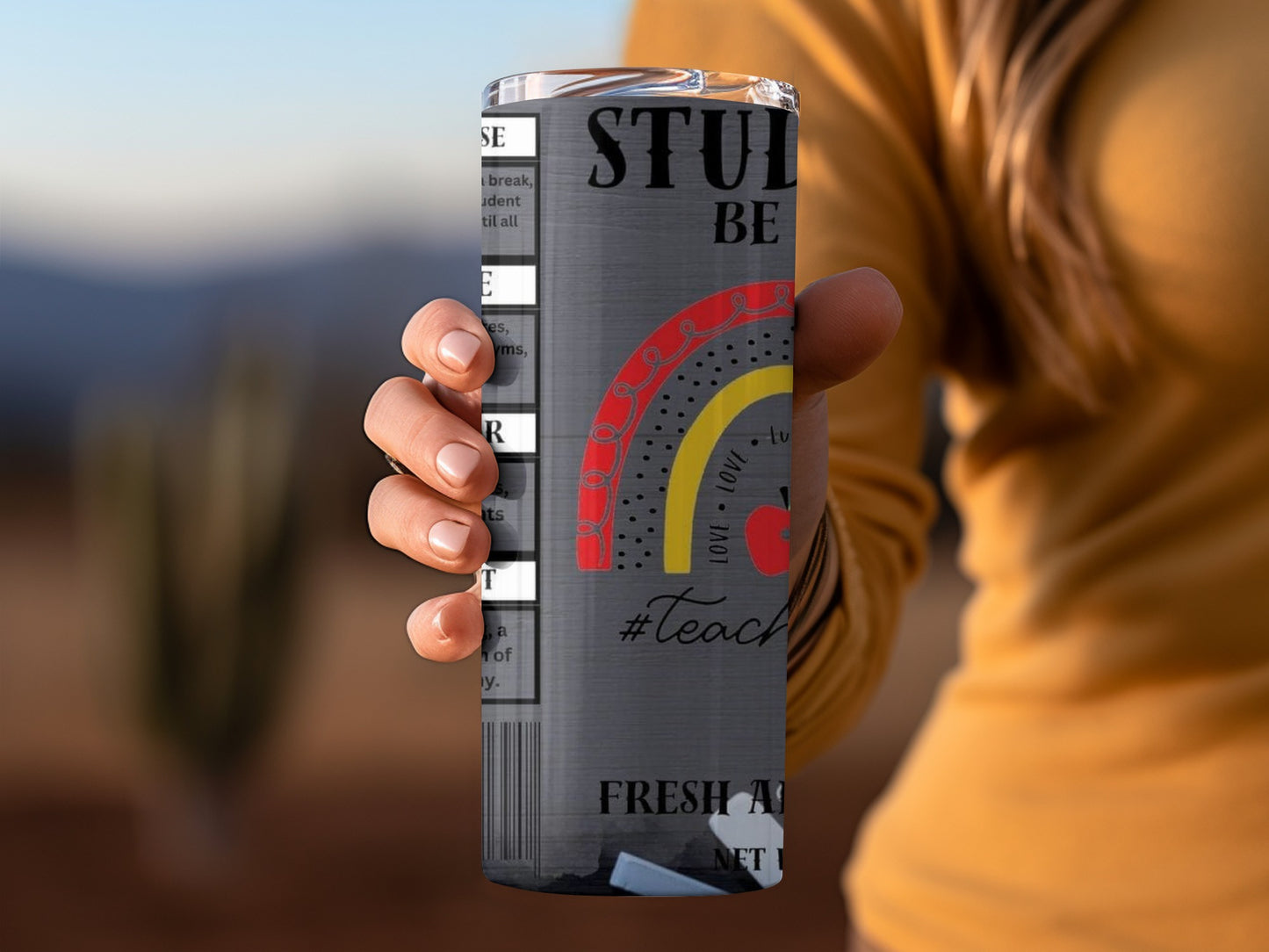 Student Be Gone Teacherlife Fresh Apple Scent Tumblers