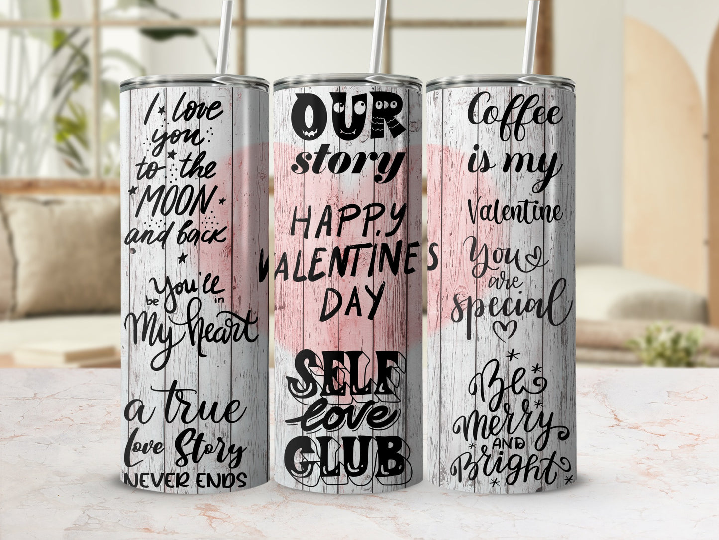 Happy Valentine's Day Self Love Club cup