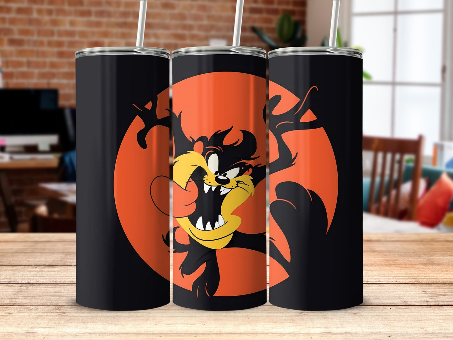 Tazmanian Devil Tumbler with Iconic Character Design