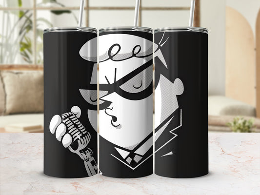 Vintage Microphone Singer Design Tumbler Product