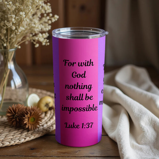 For with God nothing shall be impossible product