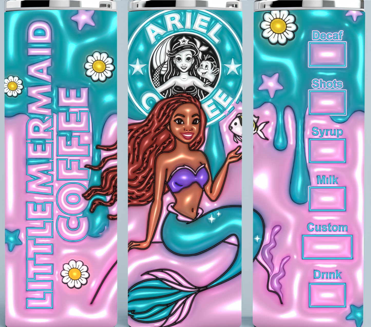 Little Mermaid Starbucks Coffee tumbler
