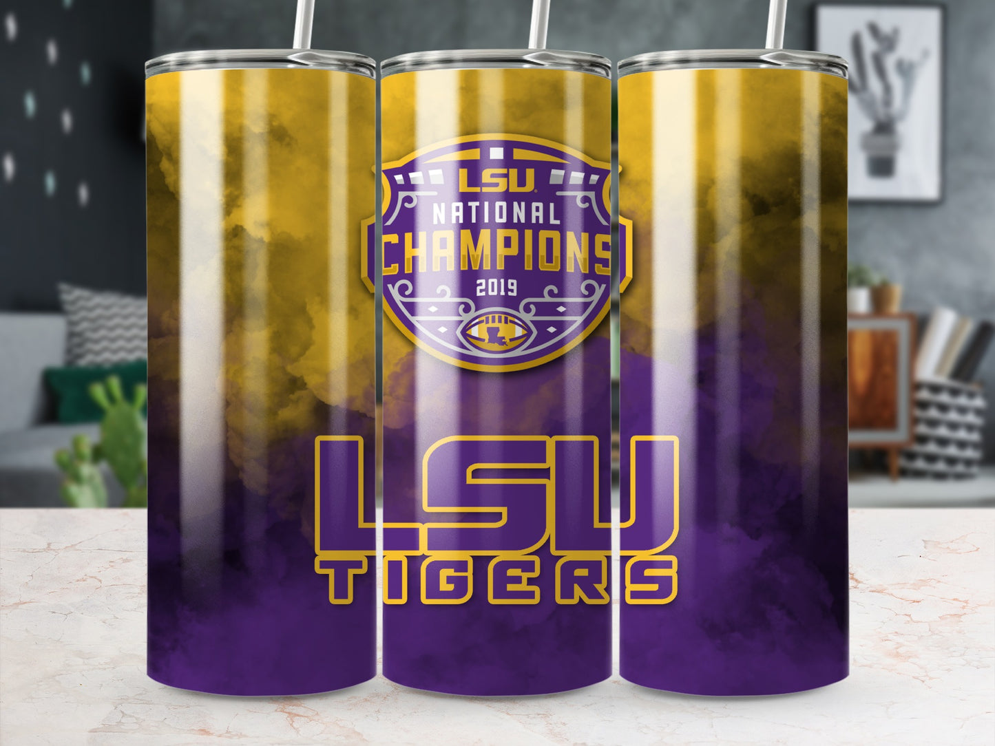 LSU Tigers 2019 National Champions Tumbler Cup