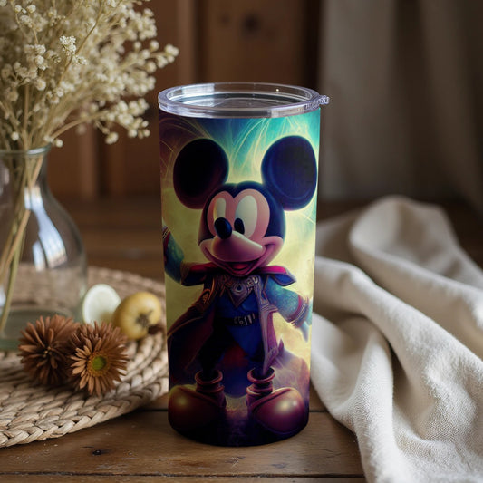 Unique Mickey Mouse Tumbler with Glowing Background