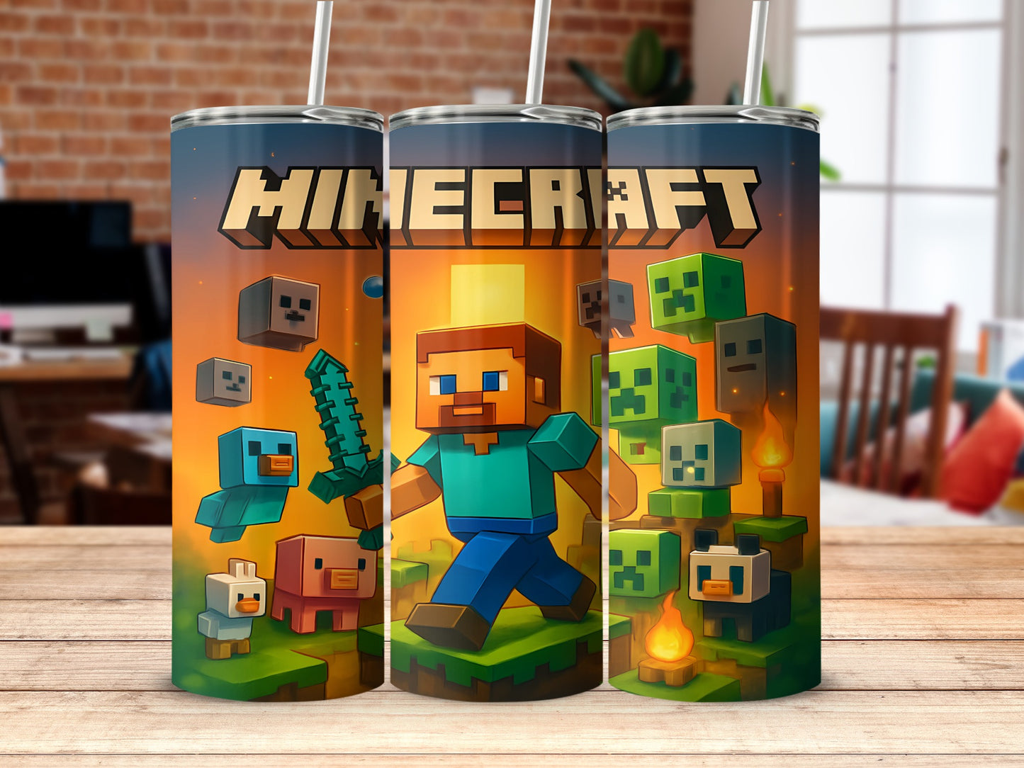 Minecraft Character Design Insulated Tumbler Product